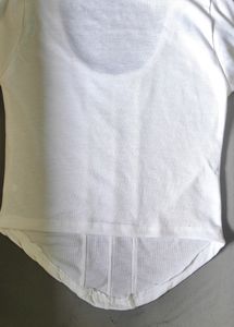 White Square Neck Long Sleeve Top