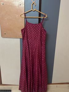 Ethnic pink gown