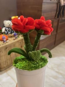 Cute Artificial Red Flowers