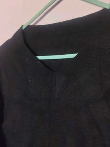 Classic Black V-Neck Sweater