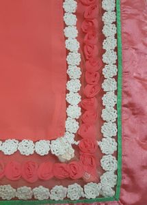 Designer Floral Bordered Saree
