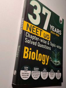 37 Years NEET UG Biology Previous year question