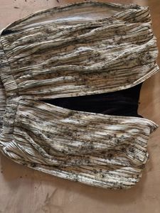 Girls Black Sequin Party Wear Dress with Golden Sh