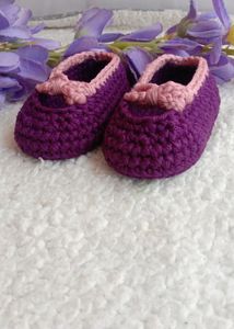Handmade Baby Booties 3-6 Months