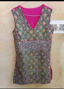 Stylish Heavy Kadai-Stone Work Tunic