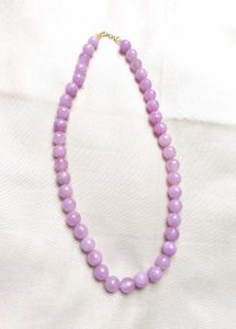 Chic Lavender Beaded Necklace
