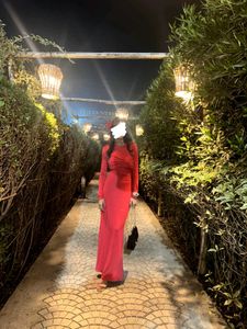 Elegant Red Evening Gown 👠💋❤️🍒💌🫀🌹🥀
