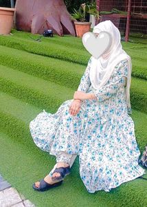 Long frock bottom with Dupatta