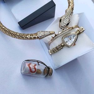 Snake necklace ane watch n Bracelet set