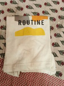 White Graphic T-Shirt - Break The Routine