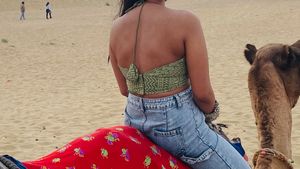 Green Crochet Halter ethic Crop Top