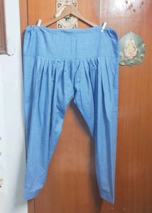 Light Blue Embroidered Kurta salwar set