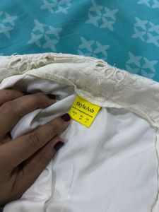 Off white coord set (XS)