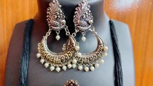 Oxidised Jewellery Set