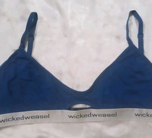 Blue Wicked Weasel Bra