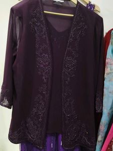 Embellished Purple Lehenga Choli Set