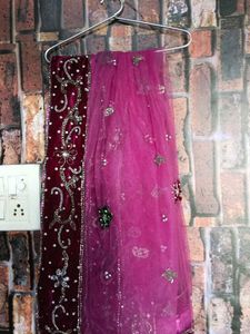 Beautiful Lehenga And Dupatta For Bride