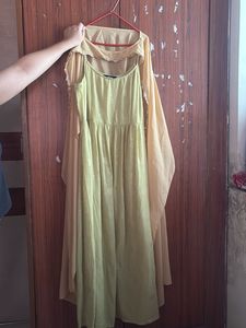 Light Yellow Kurta Set with Dupatta