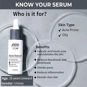 Nykaa SKINRX Acne Rescue Face Serum