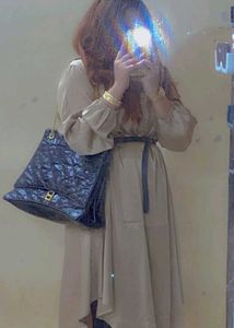 Dubai Style Dress With Belt