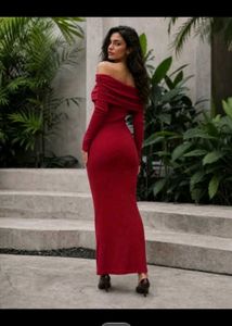 SHEIN WITH TAG RED DRESS
