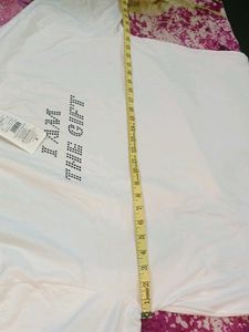 SHEIN White Graphic Print T-Shirt Dress