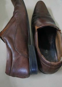 Men's Brown Leather Dress Shoes