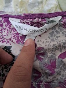 Floral Print Wrap Top