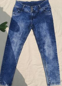 32 Inch Skinny High Waist Jeans For Girls