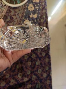 New Unique Clear Glass Ganpati Idol