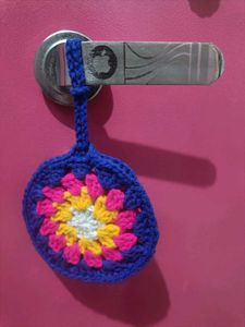 Handmade Crochet headphones Bag Charm