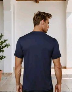 Men's Navy Blue T-Shirt