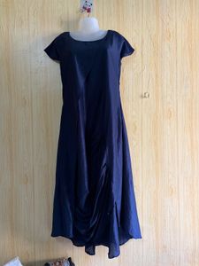 Designer Navy Blue Maxi Dress