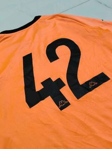Kappa Long Sleeve Soccer Jersey Orange
