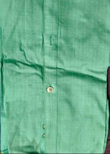 2 Allen Solly Men's Green Shirt