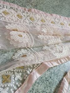 Elegant Embroidered Net Dupatta