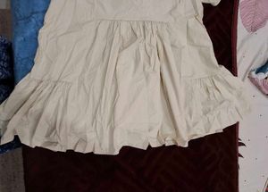 Chic Beige Lace-Up Back Mini Dress