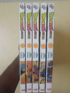 Dragon Ball Super Manga 1-5 With 2 TCG cards