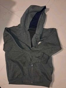 Kendriya Vidyalaya Grey Zip-Up Hoodie