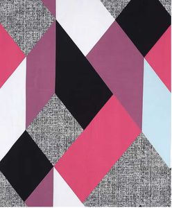 Abstract Geometric Sofa Cover