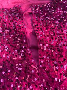 beautiful sequin marroon dress- size Small