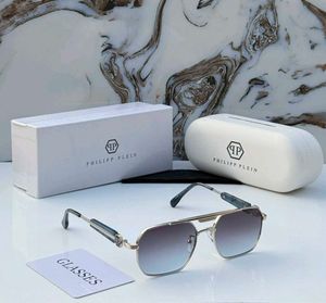 Philipp Plein Aviator Sunglasses - Rose Gold