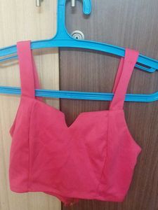 Pink Sleeveless Jumpsuit