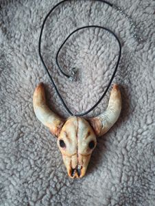 Bull Skull Gothic Pendant