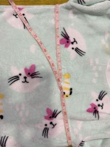 Cute Cat Print Fleece Sweatshirt