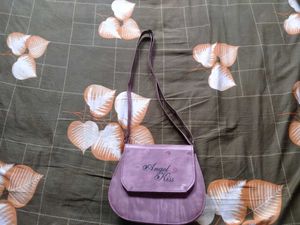 CUTE MAUVE PINK SLING BAG