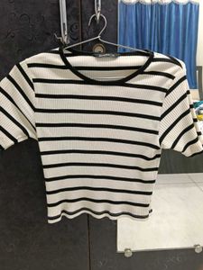Striped Crop Top