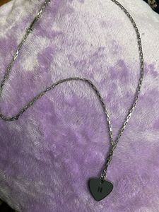 BTS Unofficial Heart Pendant Chain Necklace
