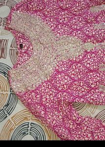Stunning Pink Sequin Lehenga Choli