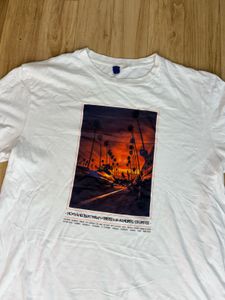 Graphic Print White T-Shirt